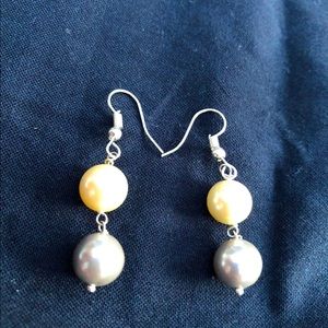 Pearl earrings